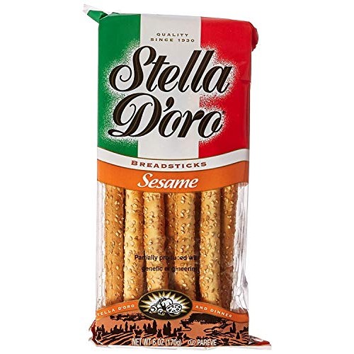 Stella Doro Sesame Breadsticks 6 Oz Trays - Pack Of 6