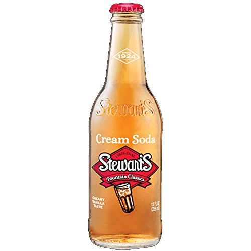 Stewarts Cream Soda, 12 Fl Oz 24 Glass Bottles