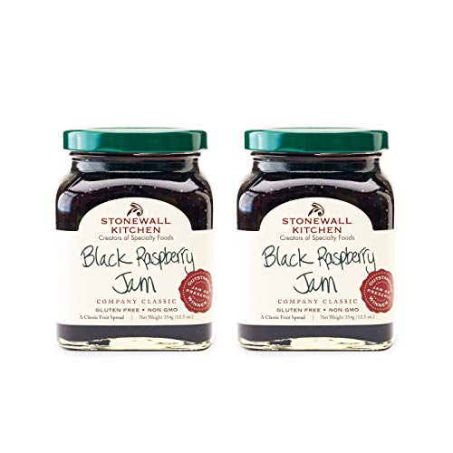 Stonewall Kitchen Black Raspberry Jam, 12.5 Ounces Pack Of 2