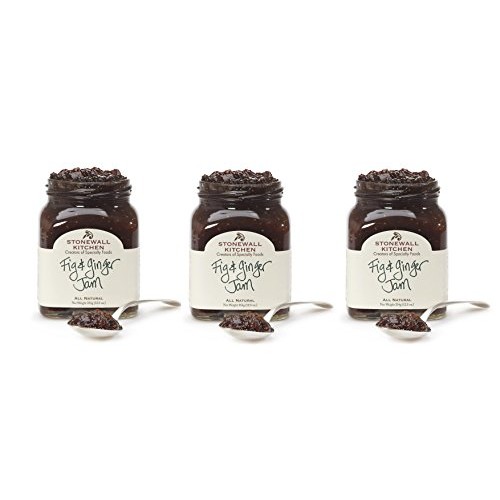 Stonewall Kitchen Jam, Fig And Ginger, 12.5 Ounce Pack Of 3 3