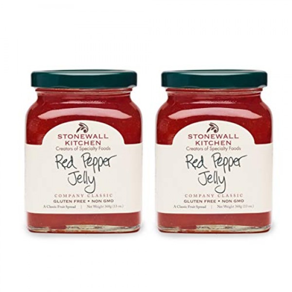 Stonewall Kitchen Red Pepper Jelly 13 Oz Pack Of 2 B0848M1WS2 600x600 
