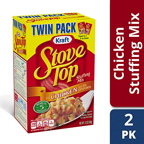 Kraft Stove Top Twin Pack Stuffing Mix For Chicken, 12 Oz Box