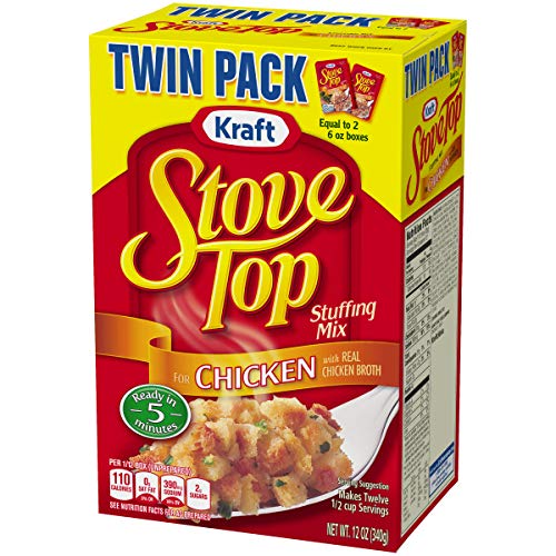 Kraft Stove Top Twin Pack Stuffing Mix For Chicken, 12 Oz Box