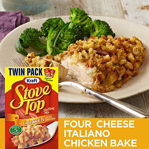 Kraft Stove Top Twin Pack Stuffing Mix For Chicken, 12 Oz Box