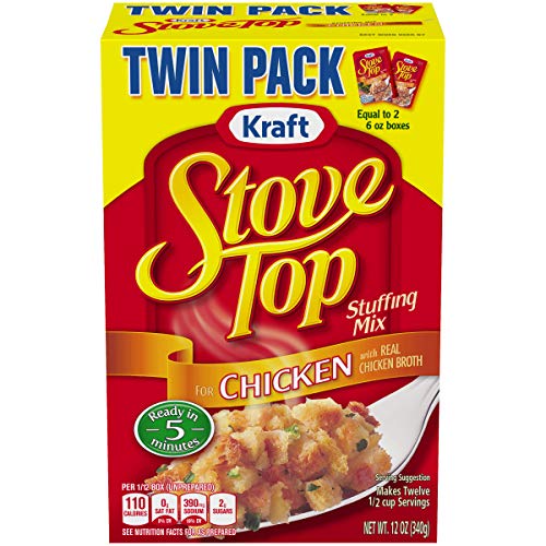 Kraft Stove Top Twin Pack Stuffing Mix For Chicken, 12 Oz Box