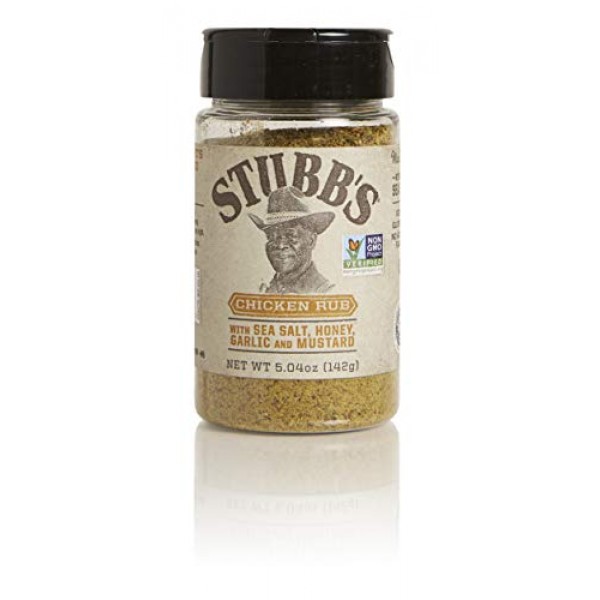 Stubbs Chicken Rub, Sea Salt Honey Garlic And Mustard