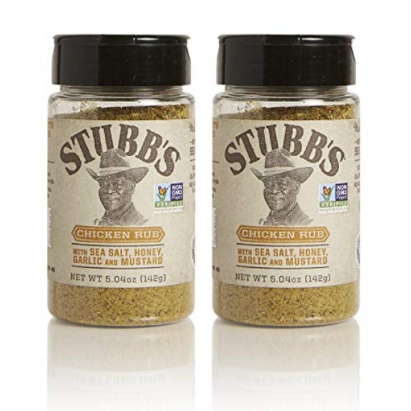 Stubbs Chicken Rub, Sea Salt Honey Garlic And Mustard
