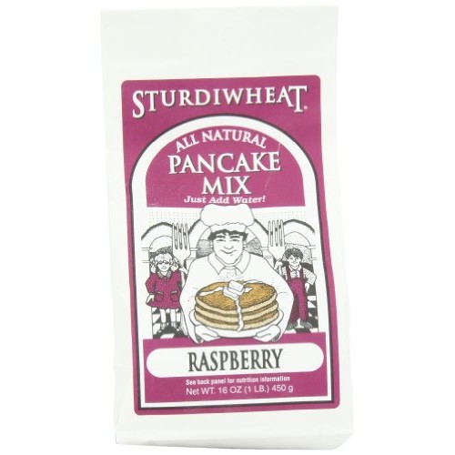 Sturdiwheat All Natural Pancake Mix, Raspberry, 16-Ounce ...