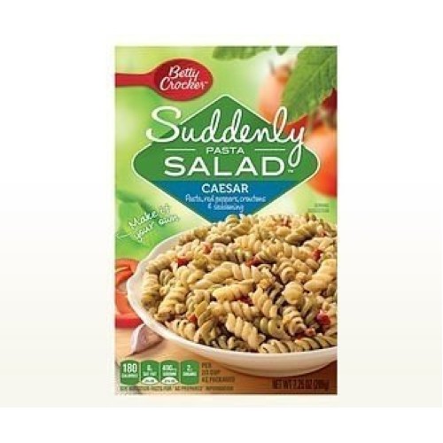 Betty Crocker, Suddenly Salad, Pasta Caesar, 7.25Oz Box Pack Of 4