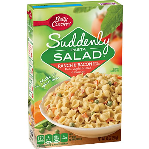 Betty Crocker Suddenly Salad Ranch &Amp; Bacon Pasta Salad 7.5 Oz Bo