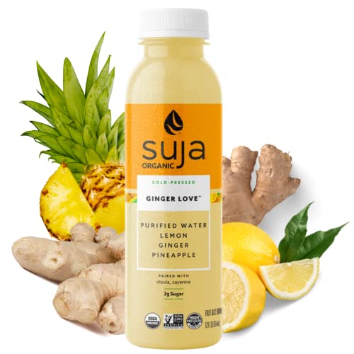 Suja Organic Cold-Pressed Ginger Love, Fruit Juice with No Addit...