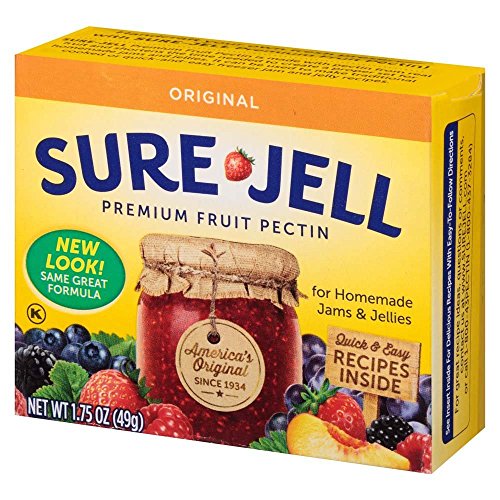 Sure Jell Premium Fruit Pectin 1.75 Oz Jars, Pack Of 4