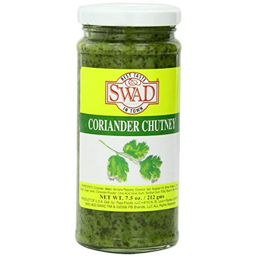 Swad Coriander Chutney, 7.5 Ounce - Pack Of 3