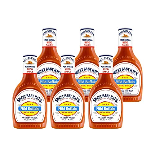 Sweet Baby Rays Wing Sauce, Mild Buffalo, 16 Oz Pack Of 6