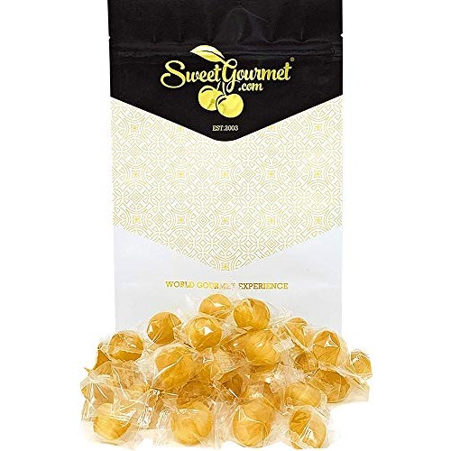 Sweetgourmet Wrapped Ginger Balls Natural Hard Candy 1703
