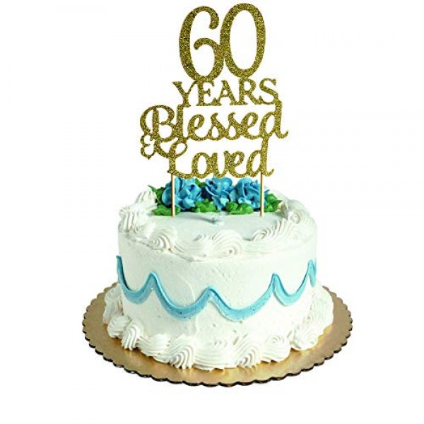 legend since 1963 cake topper 60th birthday happy birthday cake topper men  and women cheer 60 years old handmade black glitter cake decoration -  Walmart.com