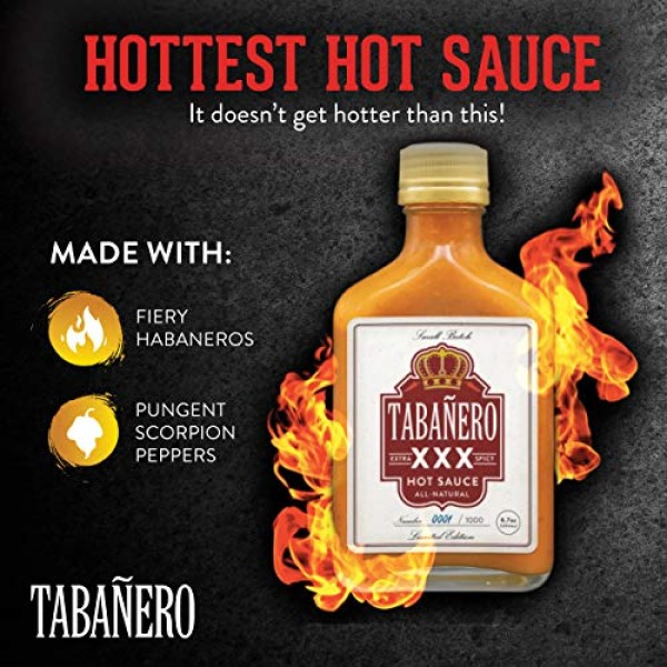 Extra Spicy Xxx Hot Sauce By Tabañero Limited Edition 