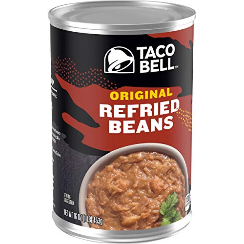 Taco Bell Original Refried Beans, 1 Pound Pack Of 12