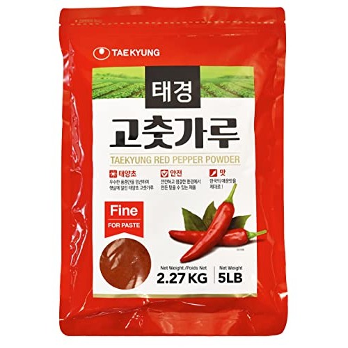 Taekyung Chili Powder For Paste Fine, 5LB - Korean Gochugaru. ...