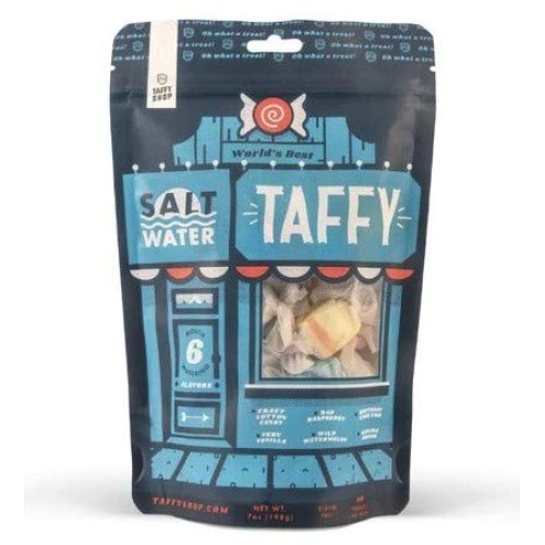 Taffy Shop Worlds Best Salt Water Taffy - 7Oz Mix Of 6 Flavors: