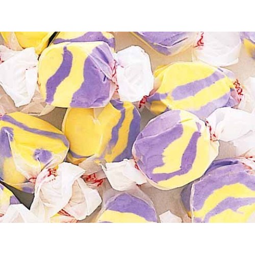 Raspberry Lemonade Purple &Amp; Yellow Gourmet Salt Water Taffy 1