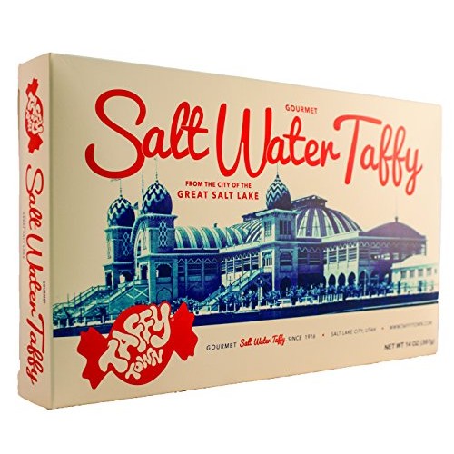 Gift Box 14 Ounces Assorted Salt Water Taffy - Gourmet Taffy B