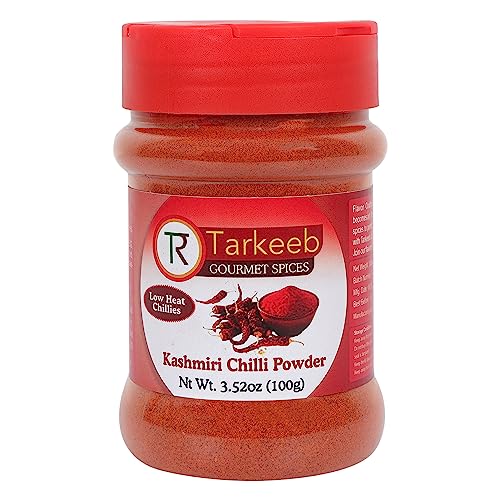 Tarkeeb Kashmiri Chili Powder Deggi Mirch, Low Heat 3.52 oz 1...