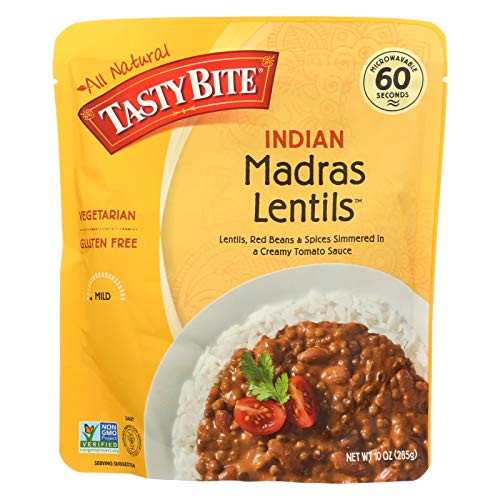 Tasty Bite Entree - Indian Cuisine - Madras Lentils - 10 Oz - Ca