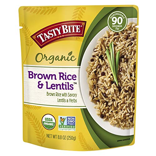 Tasty Bite Brown Rice Lentil 8.8 Ounce Pack Of 6, Whole Grain