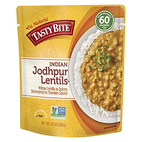 Tasty Bite Indian Entree Jodhpur Lentils 10 Ounce Pack Of 6, F