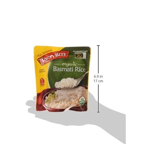 Tasty Bite, Organic Basmati Rice, 8.8 Oz