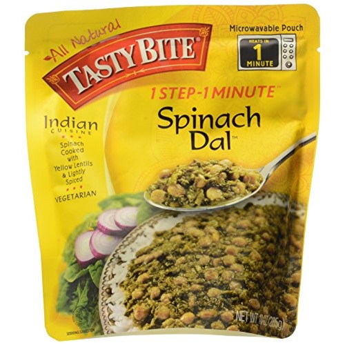 Tasty Bite Spinach Dal Indian Entree, 10 Oz