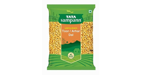 Tata Sampann Indian Pulses High protein Toor Dal/Red Gra ...