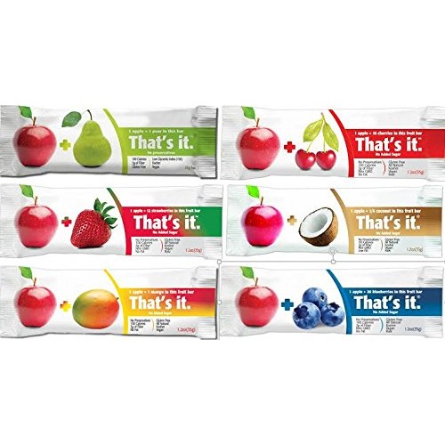 Thats It Bar,Complete Flavor Sampler,Variety Pack Of 12 2 Appl