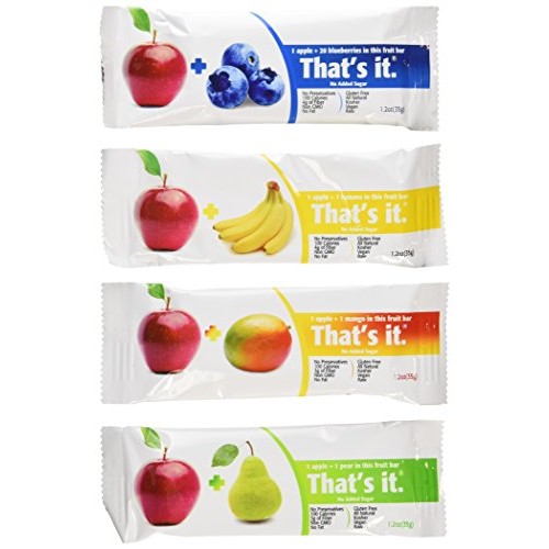 Thats It Super Sampler, Pack Of 12, 4 Apple+Mango, 2 Apple+Blu