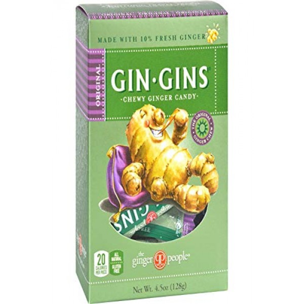 The Ginger People Original Gin Gins Chewy Ginger Candy