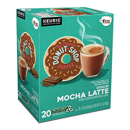 The Original Donut Shop Mocha Latte, Single-Serve Keurig K-Cup P