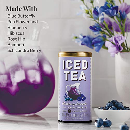 The Republic Of Tea Blueberry Lavender Daily Beauty Iced Tea - 8