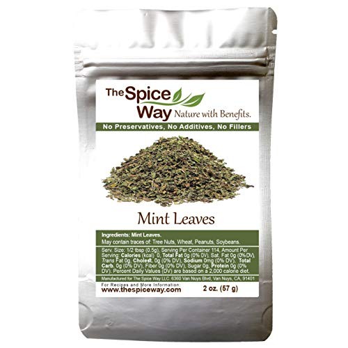 The Spice Way Mint Leaves - 2 Oz Dried Loose Mint Leaf