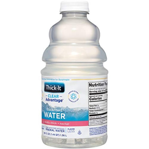 ThickIt AquaCare H2O Thickened Water Bottle Unflavored Ready to