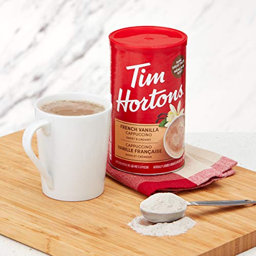 Tim Hortons Instant Cappuccino, French Vanilla, 16 Ounce