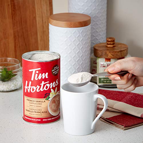 Tim Hortons Instant Cappuccino, French Vanilla, 16 Ounce