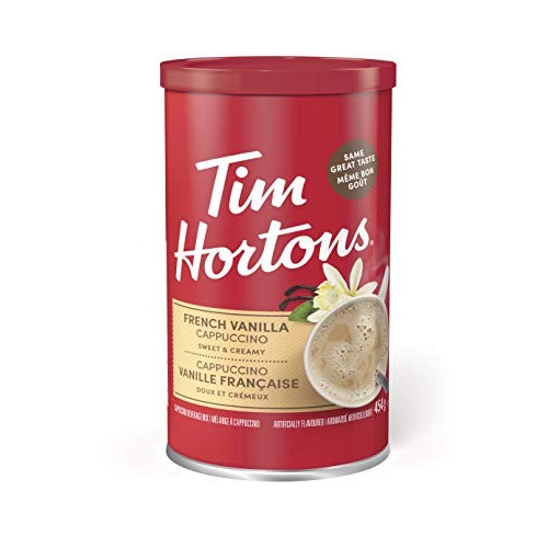 Tim Hortons Instant Cappuccino, French Vanilla, 16 Ounce