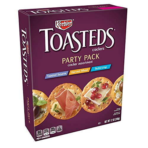 Keebler, Toasteds, Crackers, Toasted Sesame, Harvest Wheat And B