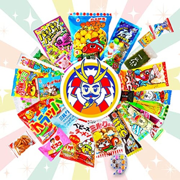 Japanese Candy Assortment 30pcs , Full of Dagashi. Tonosama Candy