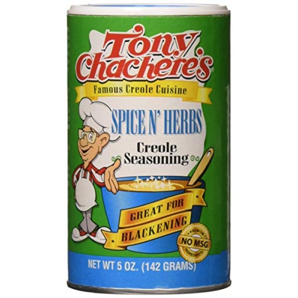 Tony's No Salt Seasoning 5 Ounce Canisters (2 Pack) - Flavorful