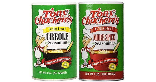 Tony Chachere's No MSG Spicy Cajun Creole Seasoning Bundle - 1