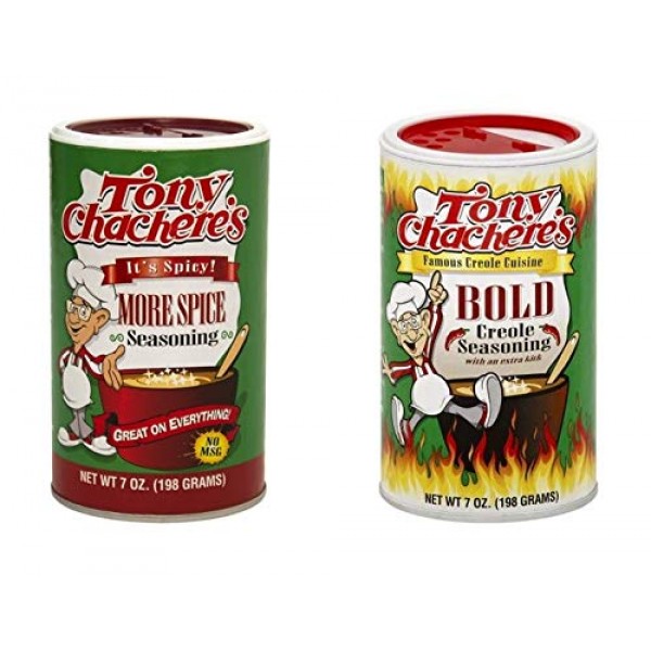 Tony Chachere's No MSG Spicy Cajun Creole Seasoning