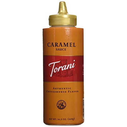 Torani Caramel Sauce, 16.5 Oz Squeeze Bottle 2-Pack