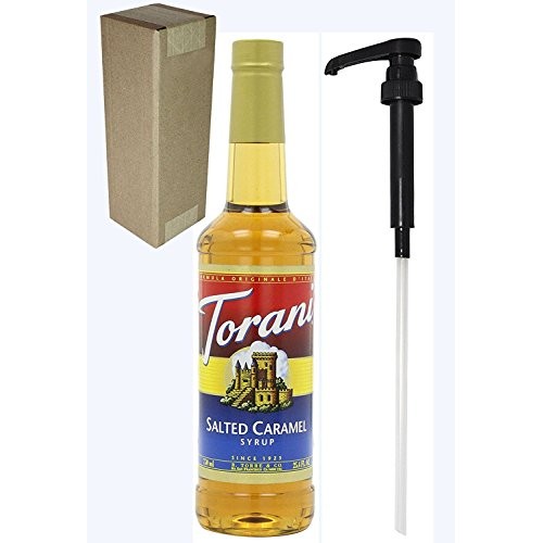 Torani Salted Caramel Flavoring Syrup, 750Ml 25.4 Fl Oz Glass